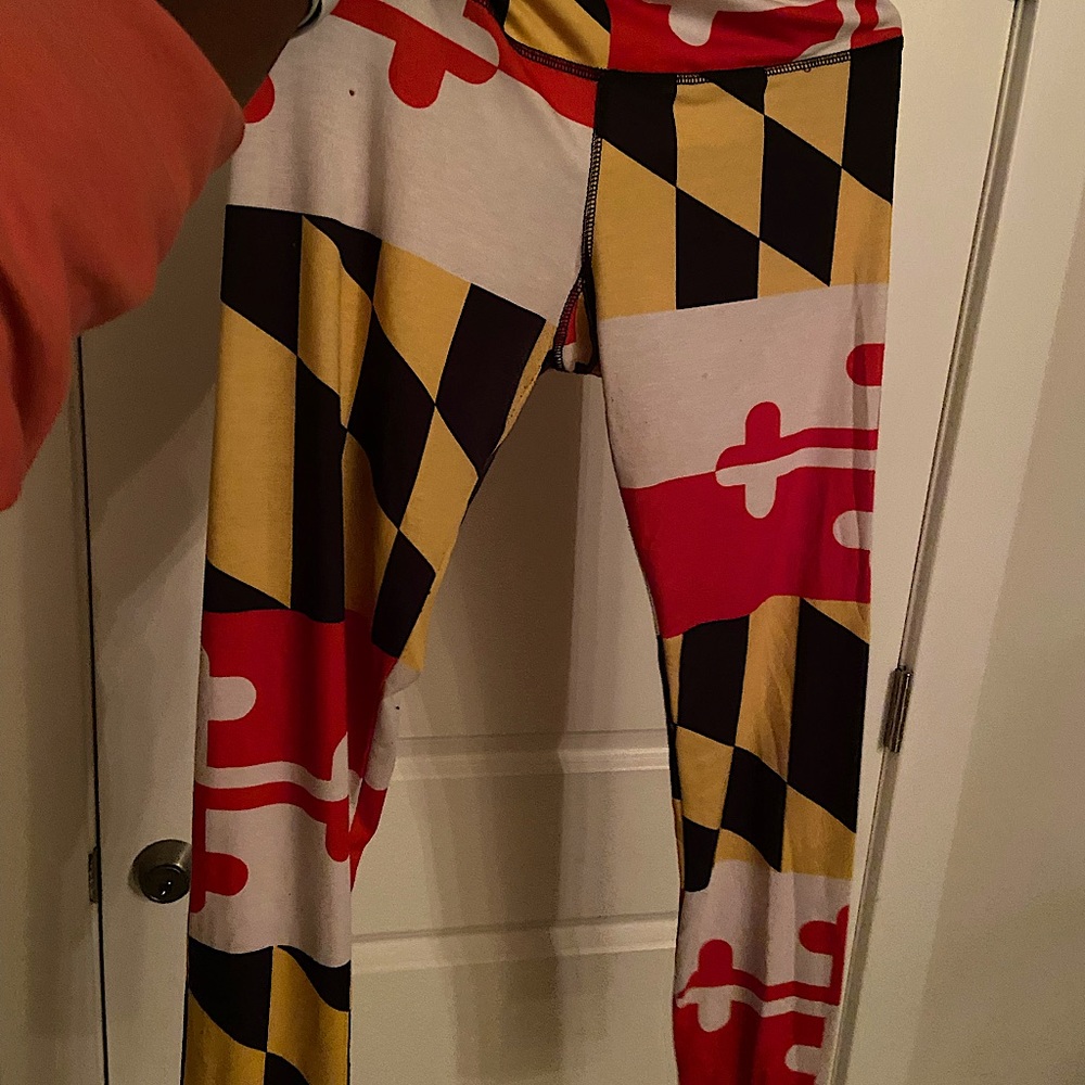 League Collegiate Maryland Flag Leggings